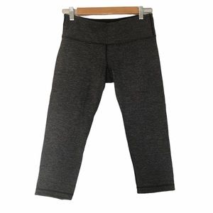 lululemon Wunder Under Crop Reversible Black/grey